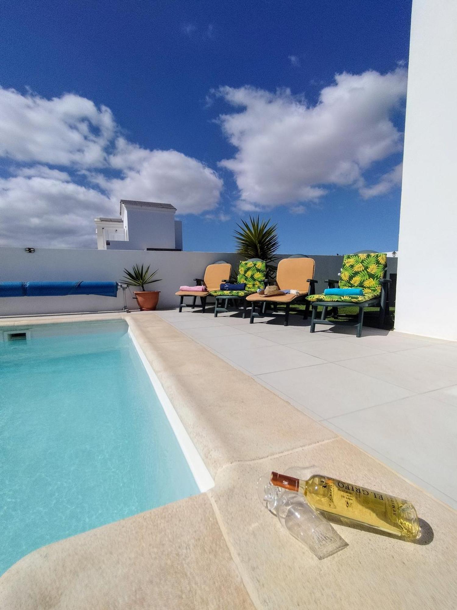 Lovely Villa Agua & Fuego,Heated Pool Playa Blanca  Bagian luar foto