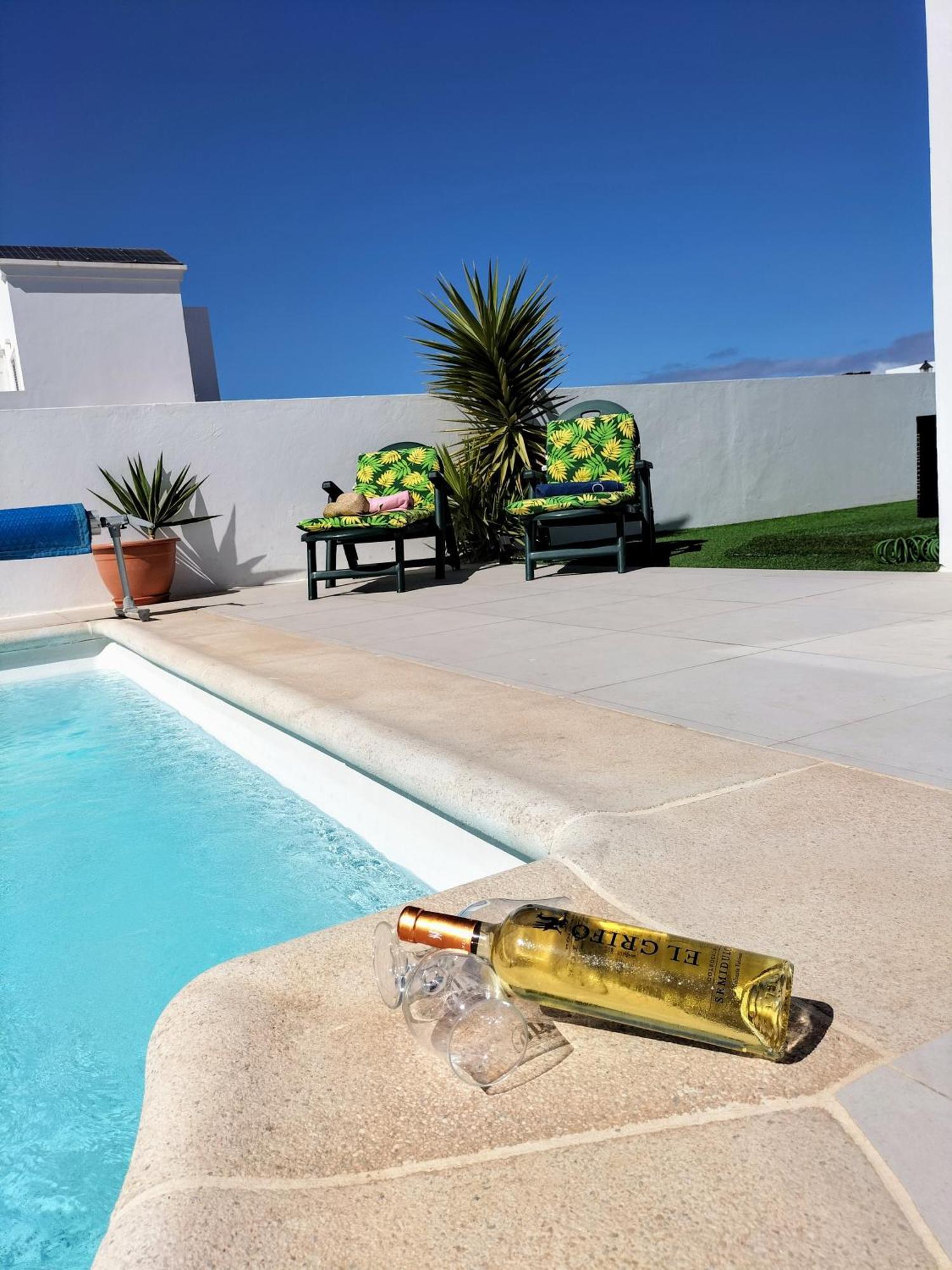 Lovely Villa Agua & Fuego,Heated Pool Playa Blanca  Bagian luar foto