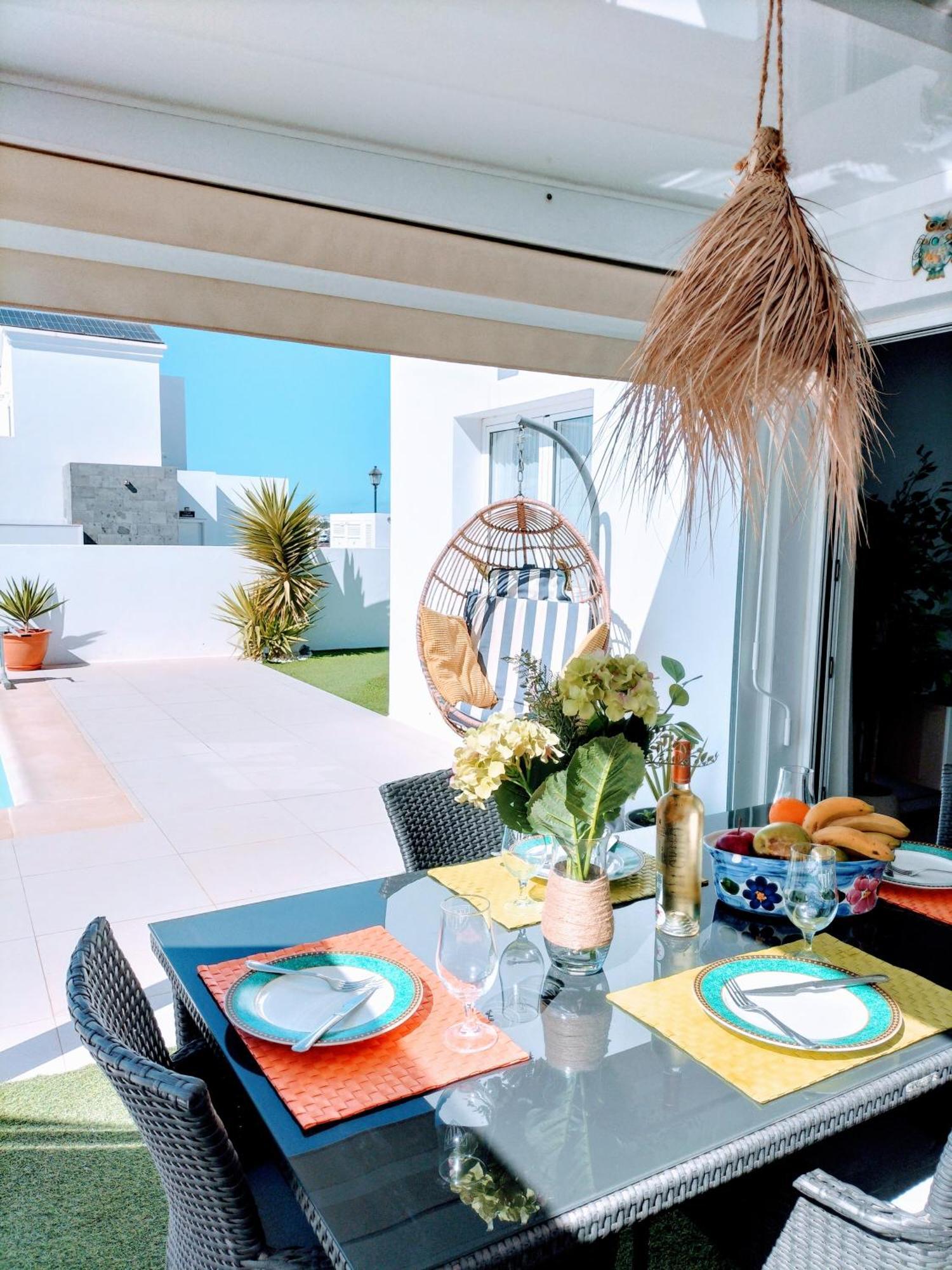 Lovely Villa Agua & Fuego,Heated Pool Playa Blanca  Bagian luar foto